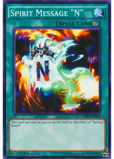 Spirit Message "N"