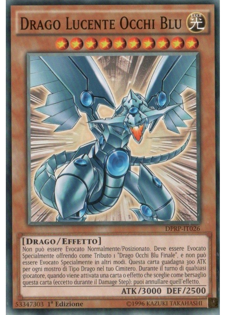 Drago Lucente Occhi Blu