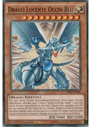 Drago Lucente Occhi Blu