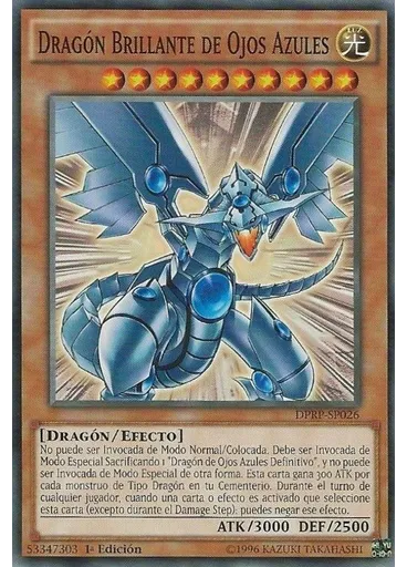 Dragón Brillante de Ojos Azules
