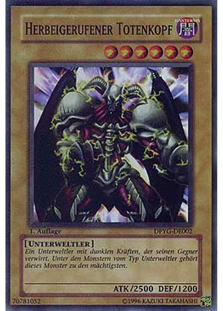 Herbeigerufener Totenkopf