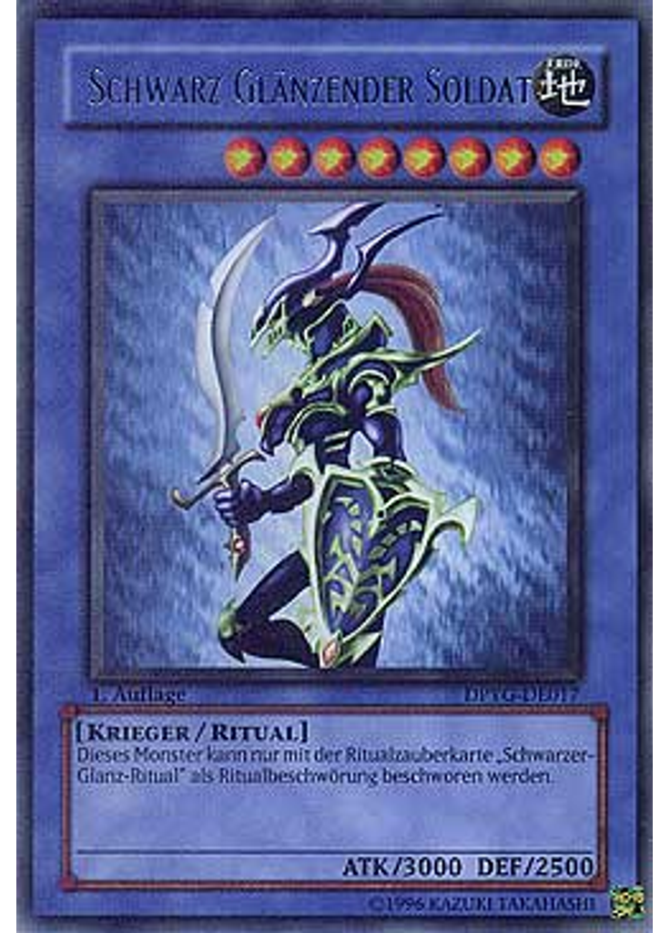 Schwarz Glänzender Soldat