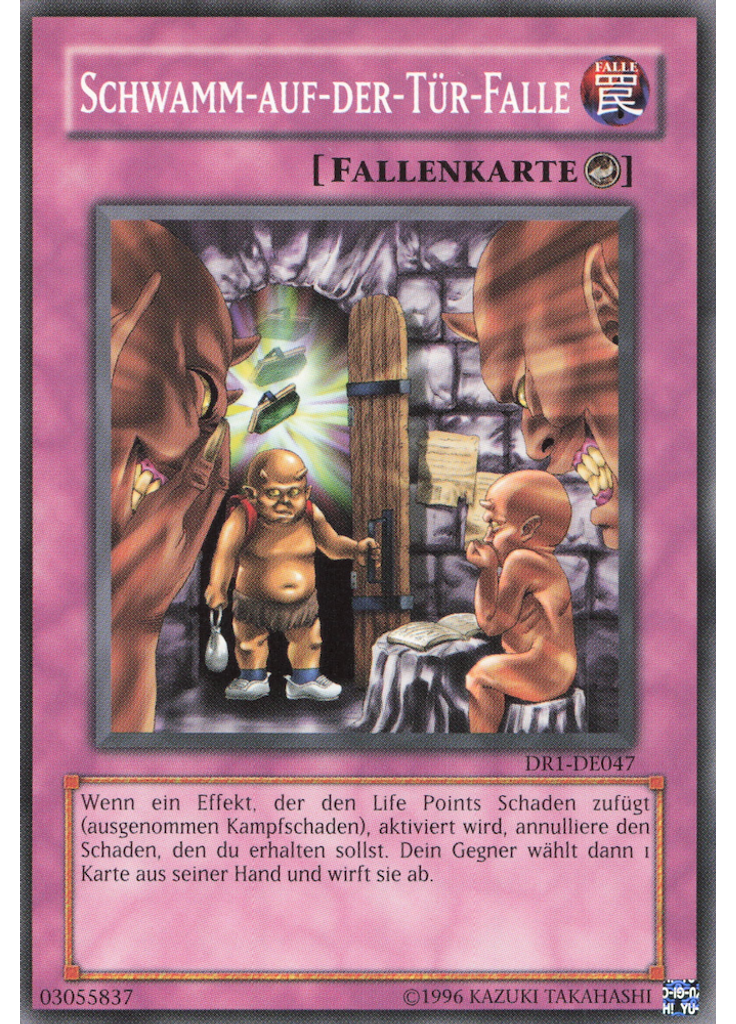 Schwamm-auf-der-Tür-Falle
