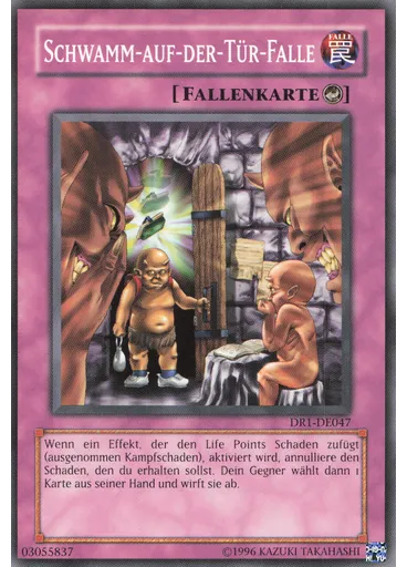 Schwamm-auf-der-Tür-Falle
