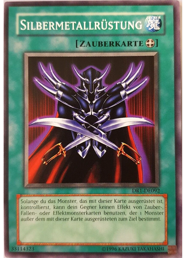 Silbermetallrüstung