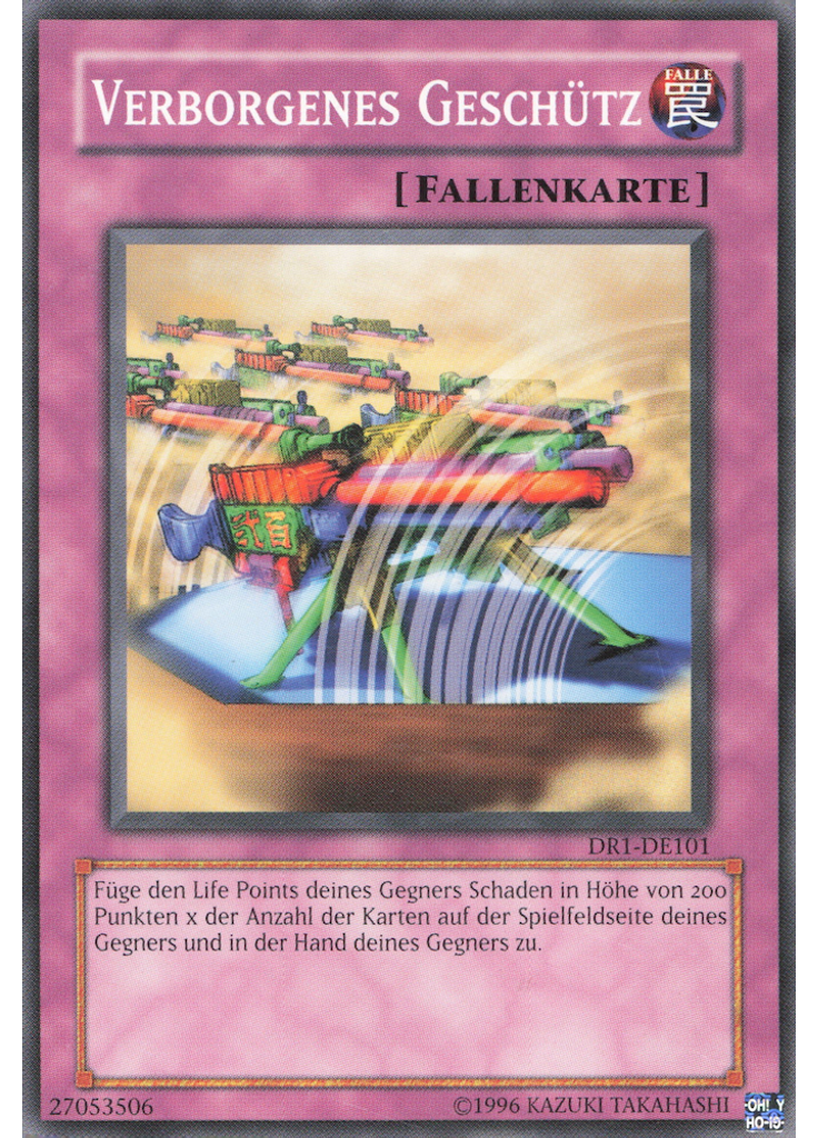 Verborgenes Geschütz