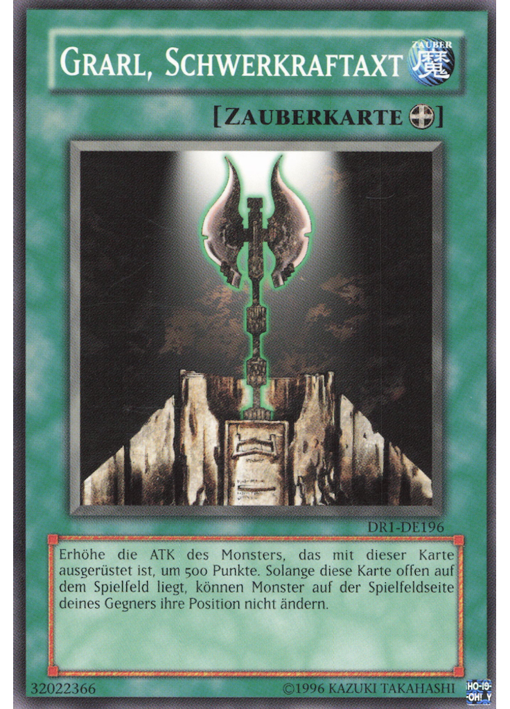 Grarl, Schwerkraftaxt