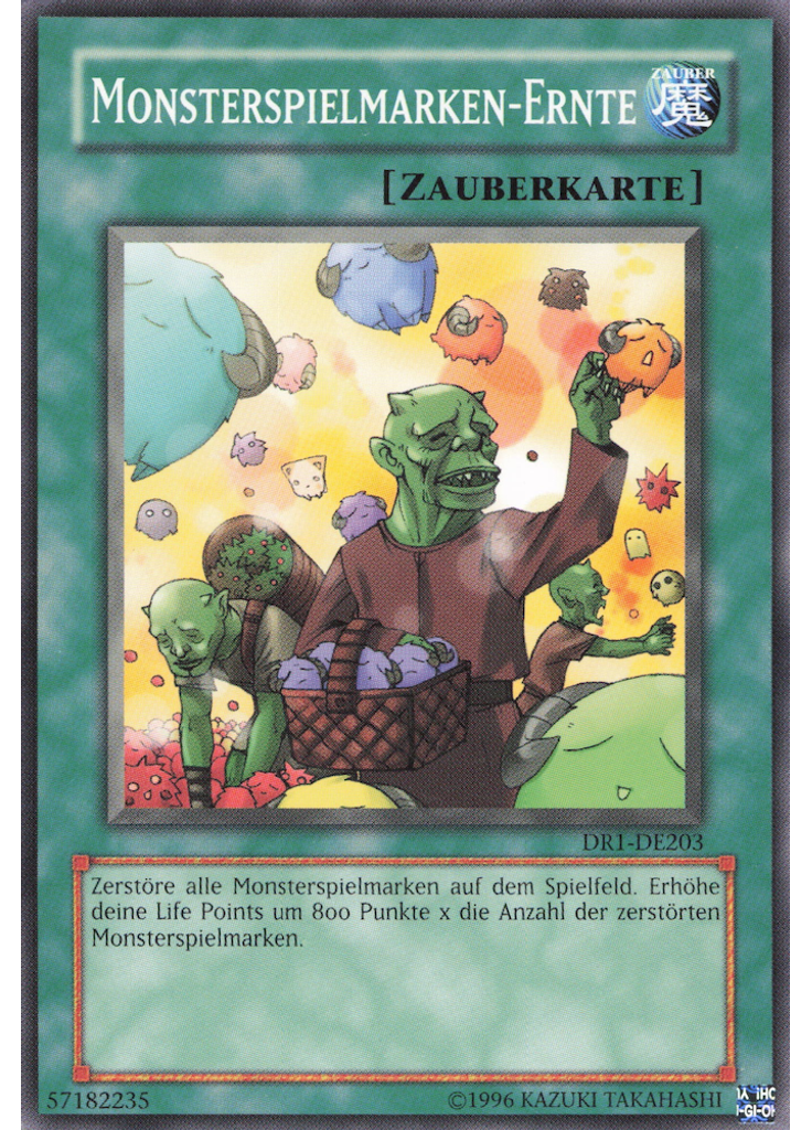 Monsterspielmarken-Ernte