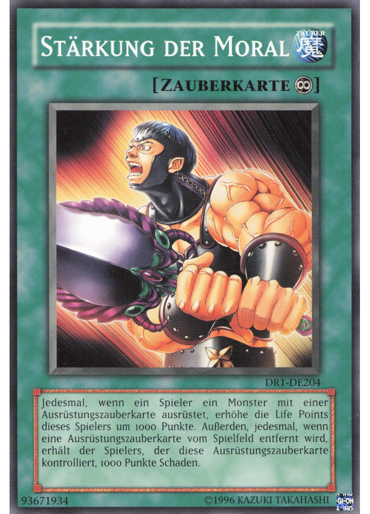 Stärkung der Moral