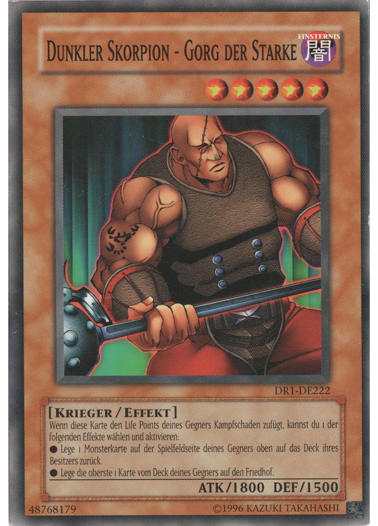 Dunkler Skorpion - Gorg der Starke