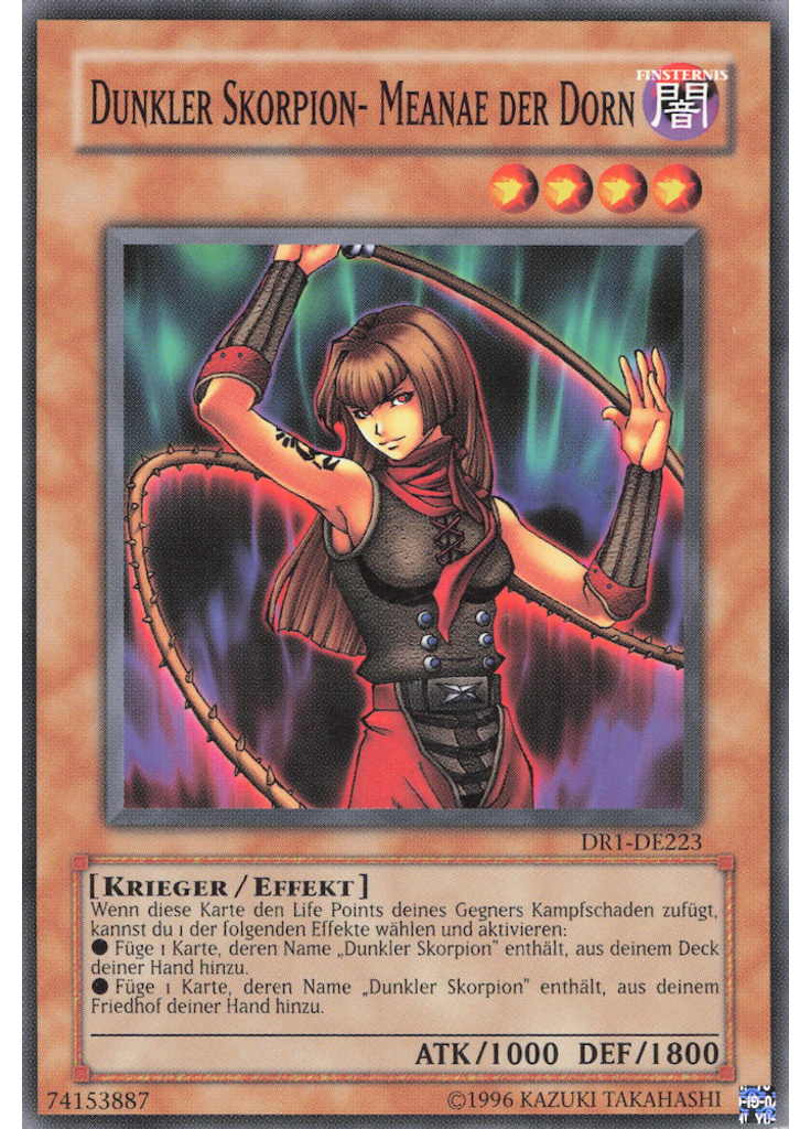 Dunkler Skorpion - Meanae der Dorn