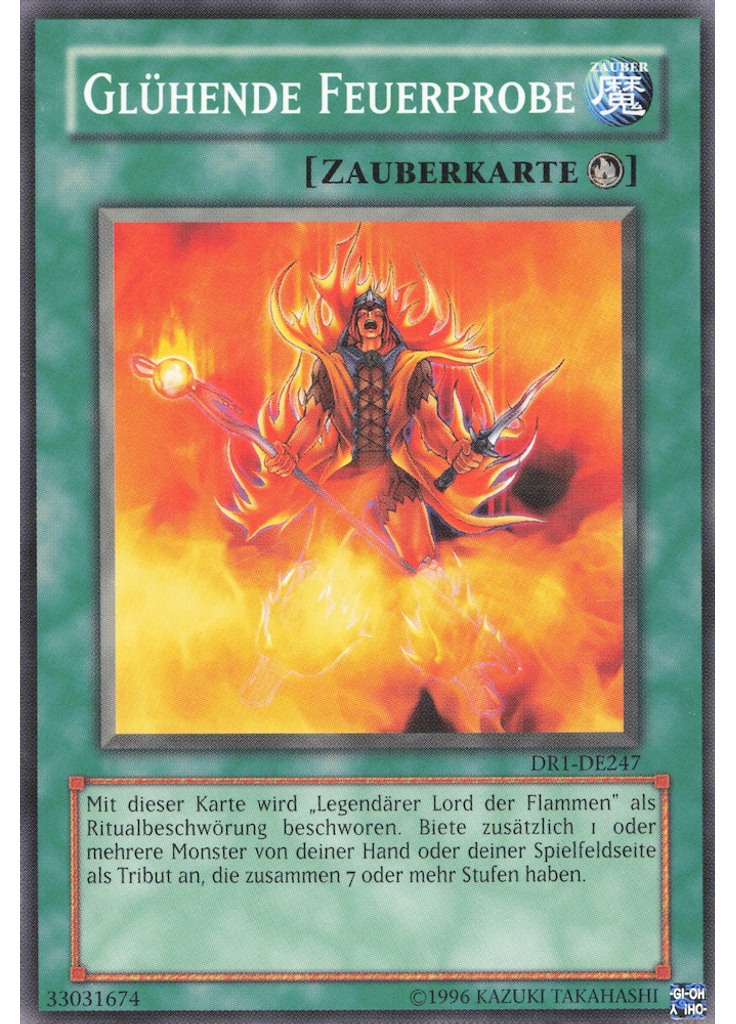 Glühende Feuerprobe