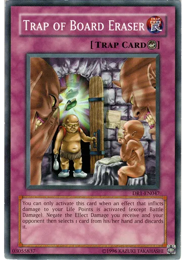 Trap of Board Eraser