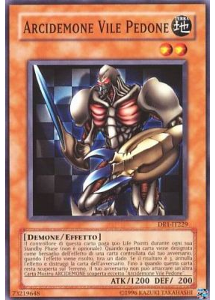 Arcidemone Vile Pedone
