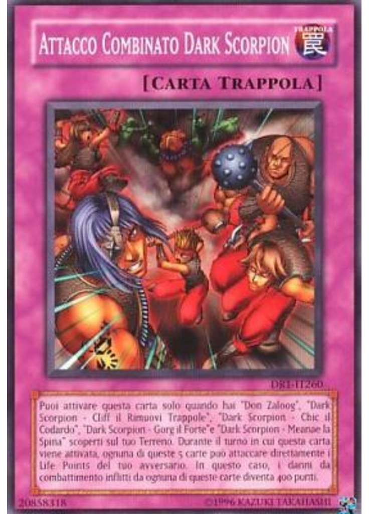 Attacco Combinato Dark Scorpion