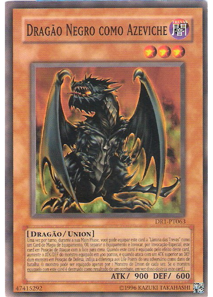Dragão Negro como Azeviche
