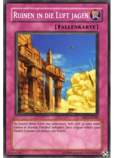 Ruinen in die Luft jagen