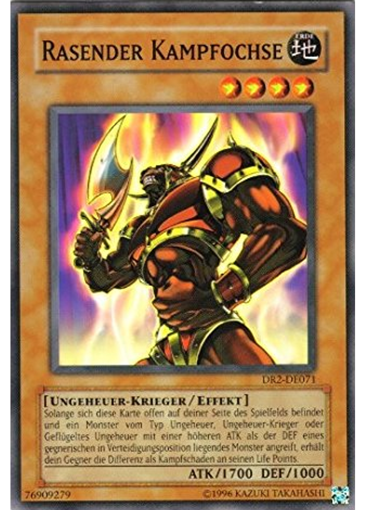 Wütender Kampfochse