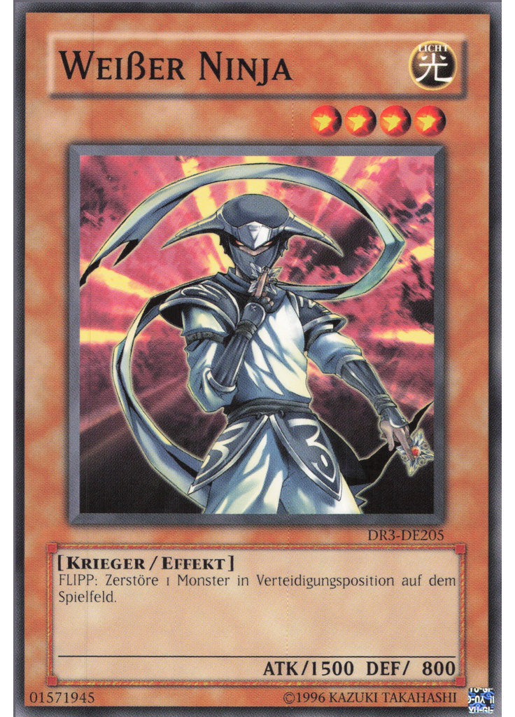 Weißer Ninja