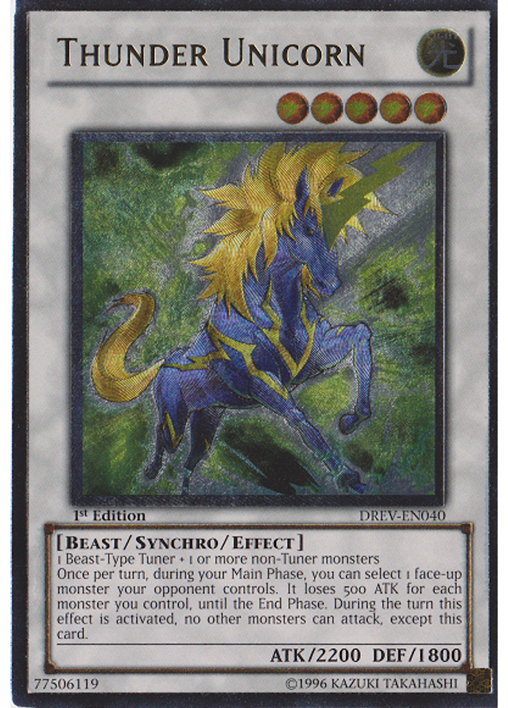 Thunder Unicorn (Ultimate Rare 1st Edition)
