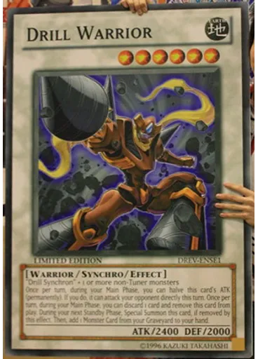 Drill Warrior (Super Rare Limited Gc) — Duelist Revolution: Special Edition