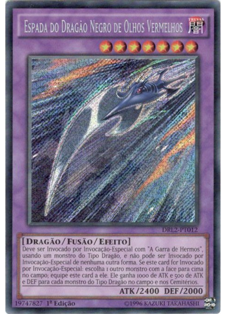 Espada do Dragão Negro de Olhos Vermelhos
