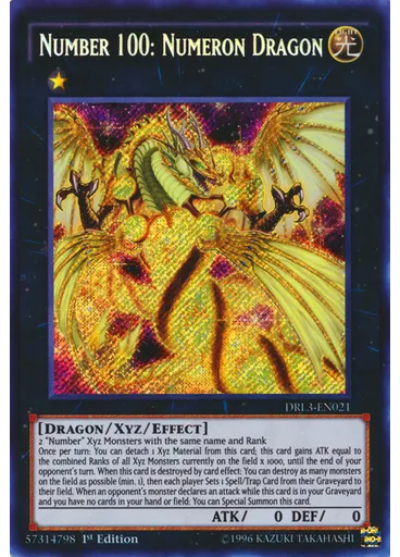 Number 100: Numeron Dragon
