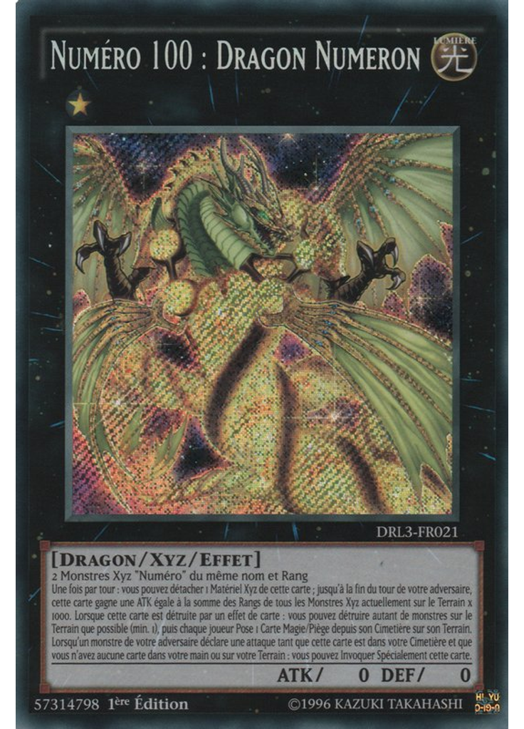 Numéro 100 : Dragon Numeron