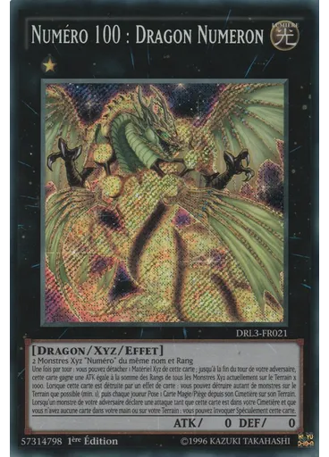 Numéro 100 : Dragon Numeron