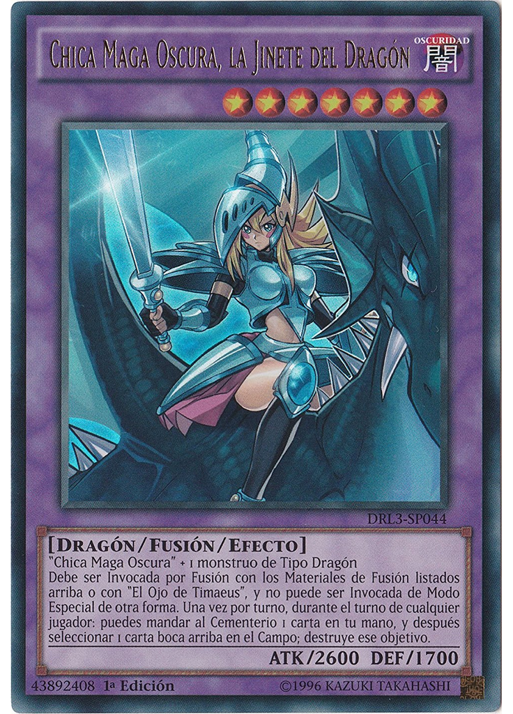 Chica Maga Oscura, la Jinete del Dragón
