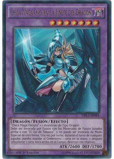 Chica Maga Oscura, la Jinete del Dragón