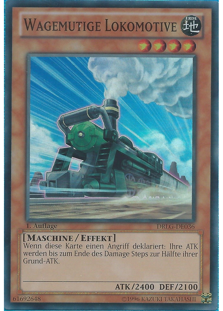 Wagemutige Lokomotive