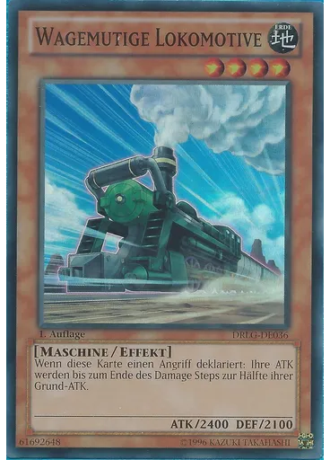 Wagemutige Lokomotive