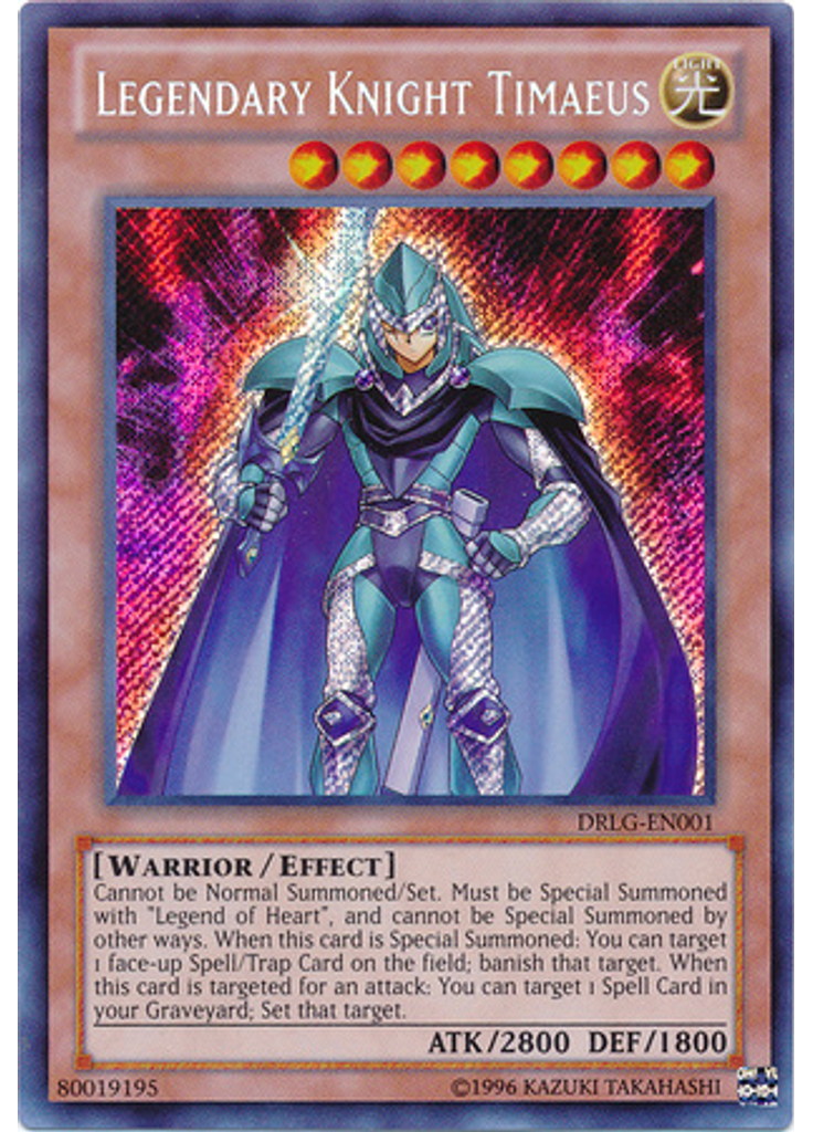 Legendary Knight Timaeus (Secret Rare Unlimited)