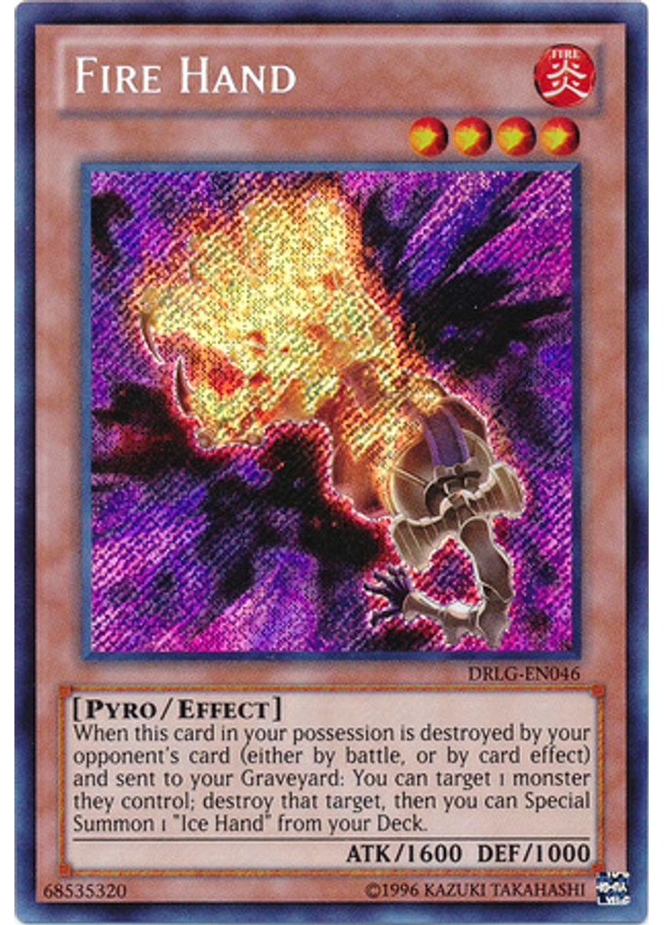 Fire Hand (Secret Rare Unlimited)