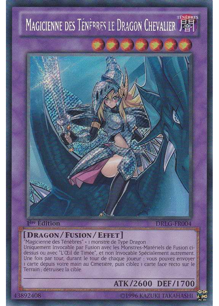 Magicienne des Ténèbres le Dragon Chevalier