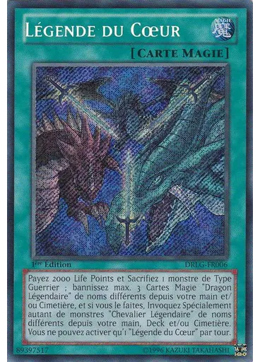 Légende du Cœur