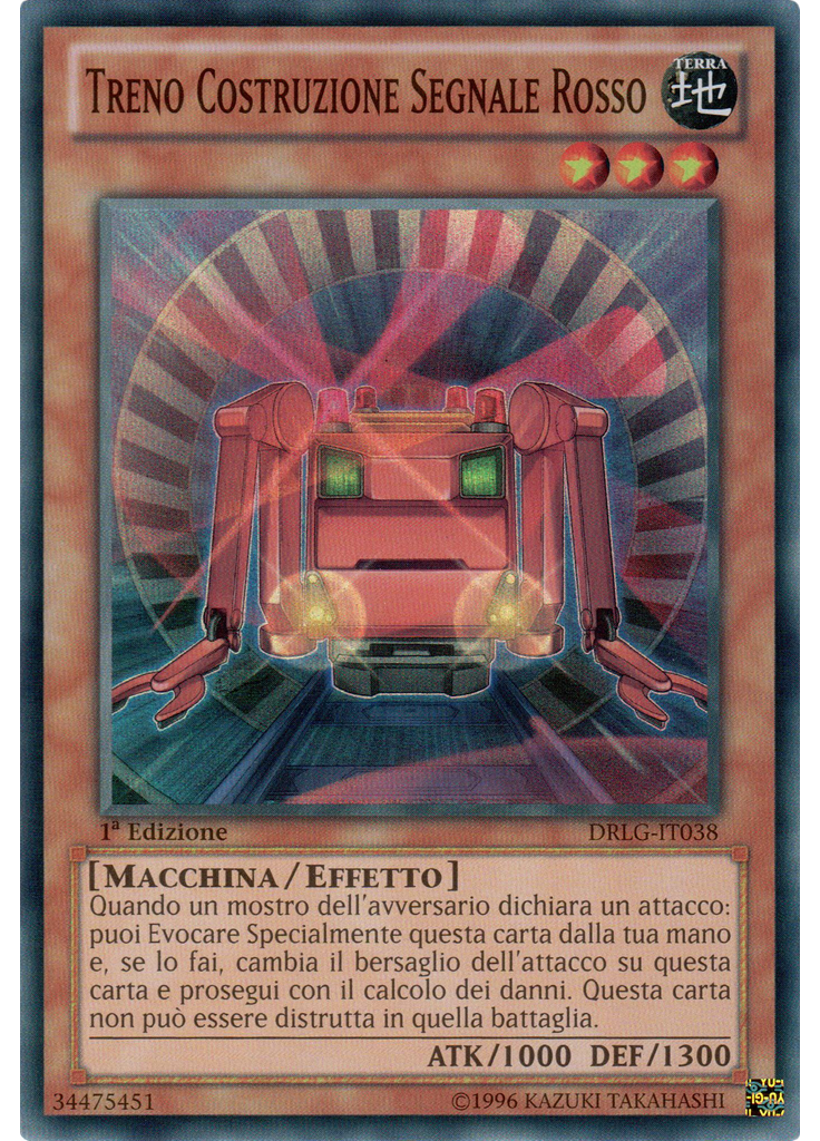 Treno Costruzione Segnale Rosso