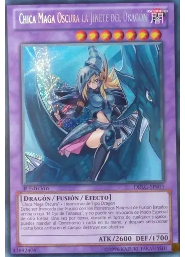 Chica Maga Oscura, la Jinete del Dragón