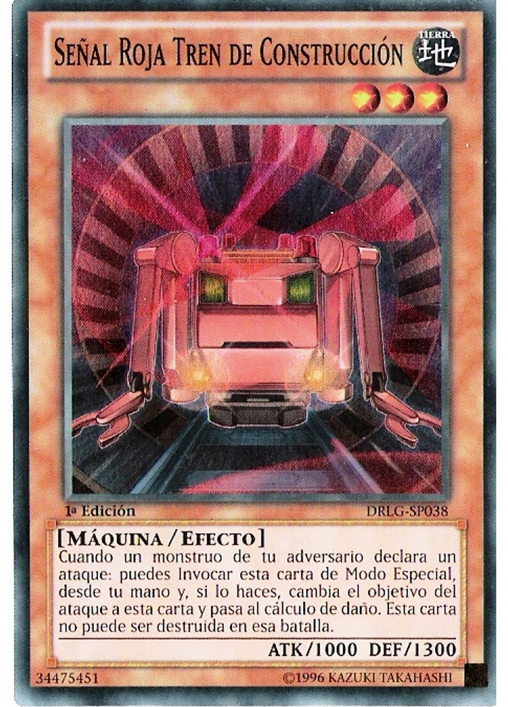 Señal Roja Tren de Construcción