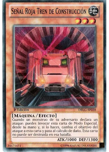 Señal Roja Tren de Construcción