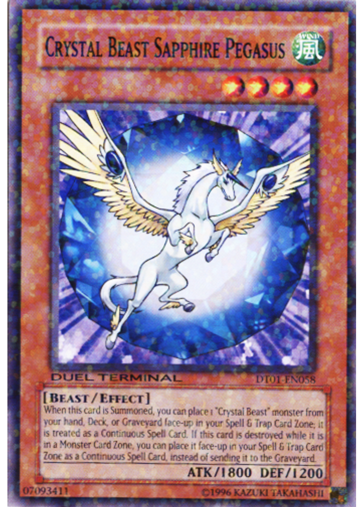 Crystal Beast Sapphire Pegasus