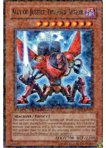 Ally of Justice Thunder Armor