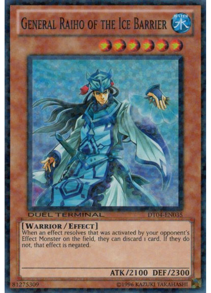 General Raiho of the Ice Barrier