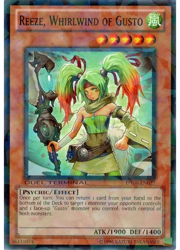 Reeze, Whirlwind of Gusto
