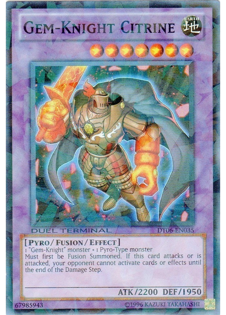 Gem-Knight Citrine