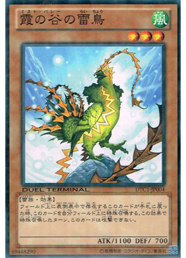 霞の谷の雷鳥
