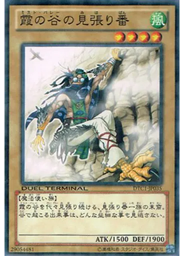 霞の谷の見張り番