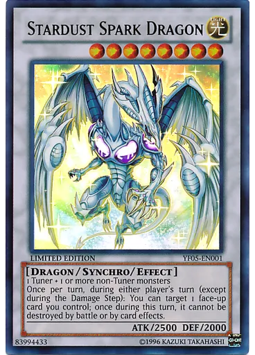 Stardust Spark Dragon — Promotional Cards 2013