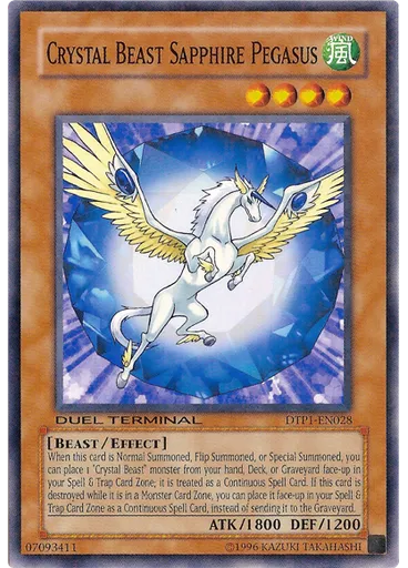 Crystal Beast Sapphire Pegasus — Duel Terminal - Preview Wave 2